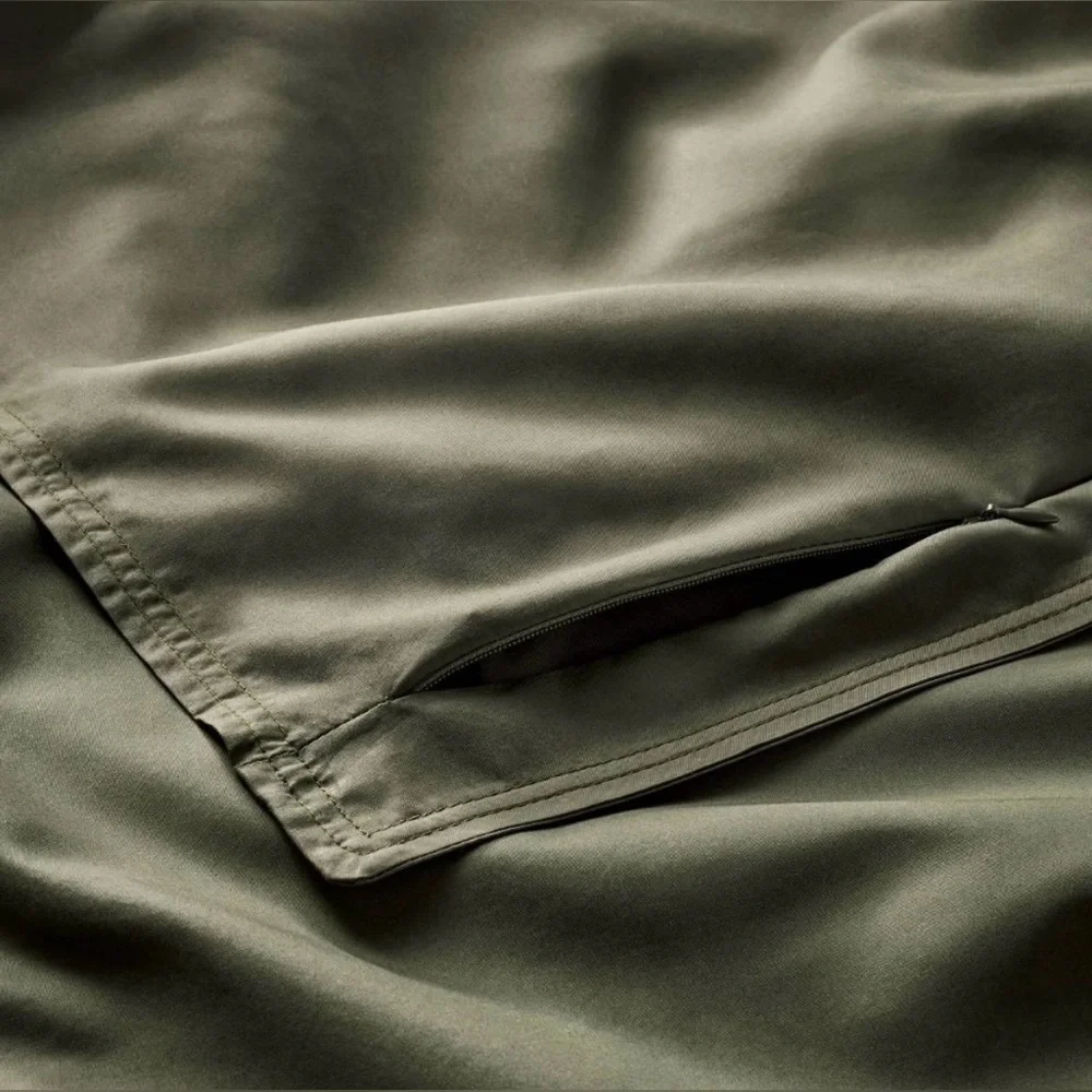 NWT Casaluna King Duvet + 2 shams set: Olive Green. Pet/smoke free home
